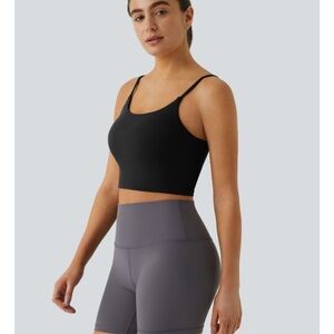 Halara Black Tank Crop Top